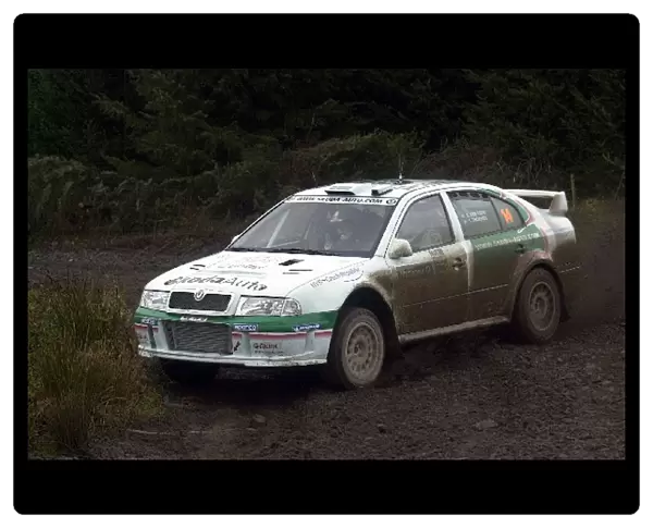 World Rally Championship: Kenneth Eriksson  /  Tina Thorner Skoda Octavia WRC