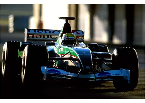 Formula One Testing: Mark Webber, Jaguar Cosworth R3B
