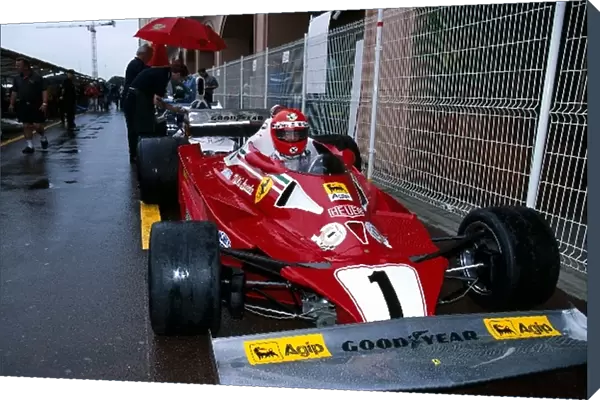 Monaco Historic Grand Prix: Chris MacAllister in the ex-Niki Lauda Ferrari 312 T2 that won the 1976 Monaco Grand Prix