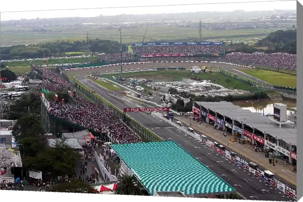Formula One World Championship: The circuit as viewed from the Ferris Wheel