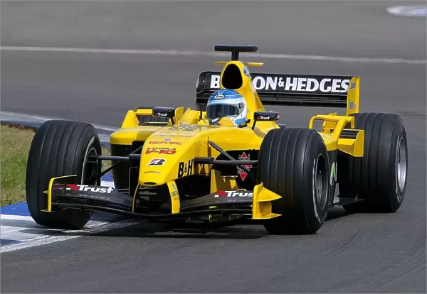 Formula One Testing: Chanoch Nissany Jordan Ford EJ14