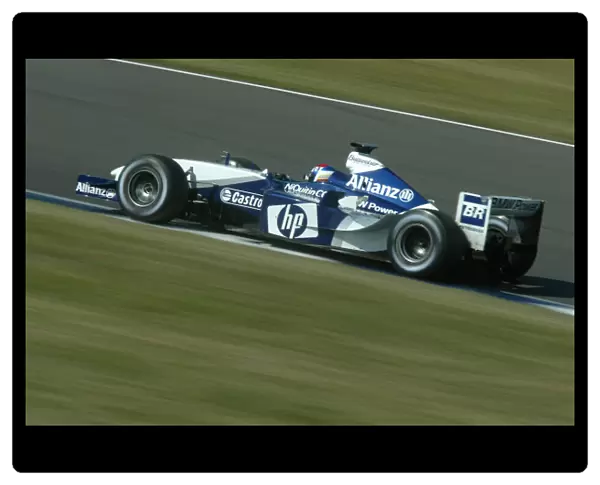 2003 Formula One Testing. Marc Gene, BMW Williams FW25. Silverstone, England