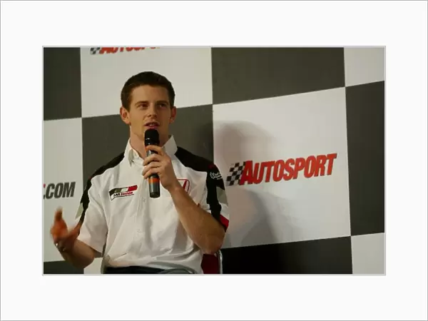 Autosport International Show: Anthony Davidson BAR Honda on the Autosport stage