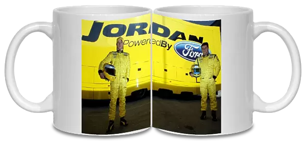 Formula One Testing: Nick Heidfeld and Giorgio Pantano Jordan Ford