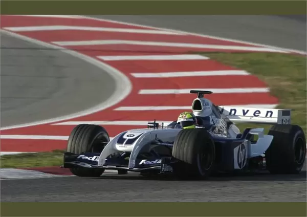 2004 Formula One Testing. Ralf Schumacher, BMW Williams FW26. Barcelona, Spain