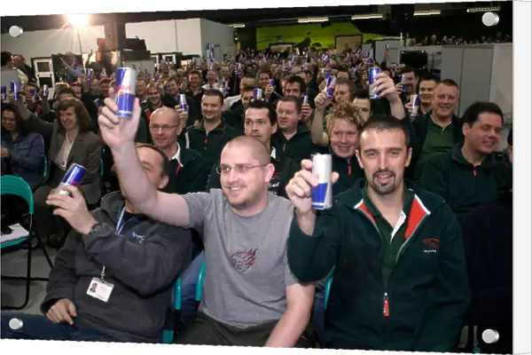 Red Bull Factory Announcement Milton Keynes, England. November 15th 2004