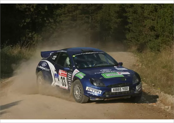 Barry Clark  /  Neil Shanks. British Rally Championship, Trackrod Rally 27th-28th September