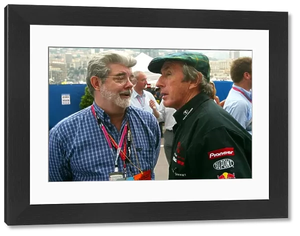 Formula One World Championship: George Lucas talks with Jackie Stewart
