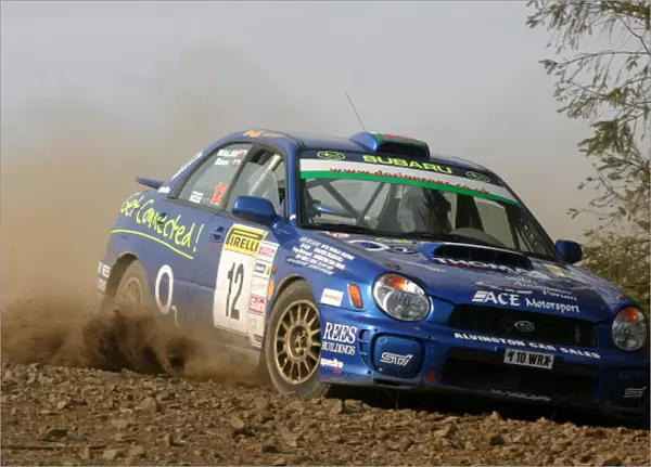 Dorian Rees 2004 British Rally Championship Pirelli Rally. Gateshead, England