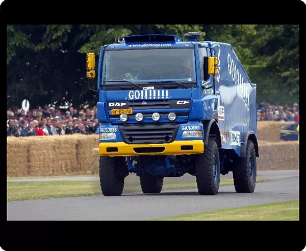 Goodwood Festival of Speed: Jan de Rooy in the DAF CF75 Paris Dakar truck