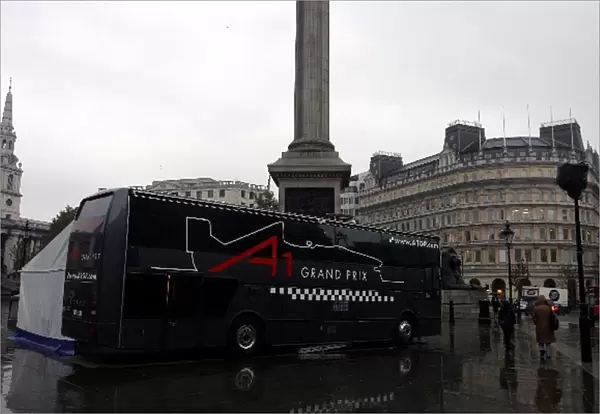 A1 Grand Prix Launch: The A1 Grand Prix Hospitality Bus at the launch