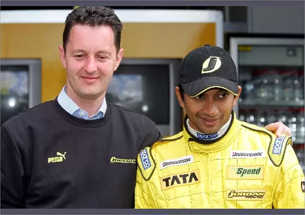 Formula One World Championship: Piers Hunisett Manager of Narain Karthikeyan Jordan