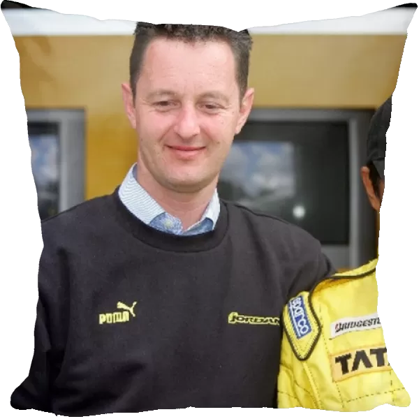Formula One World Championship: Piers Hunisett Manager of Narain Karthikeyan Jordan