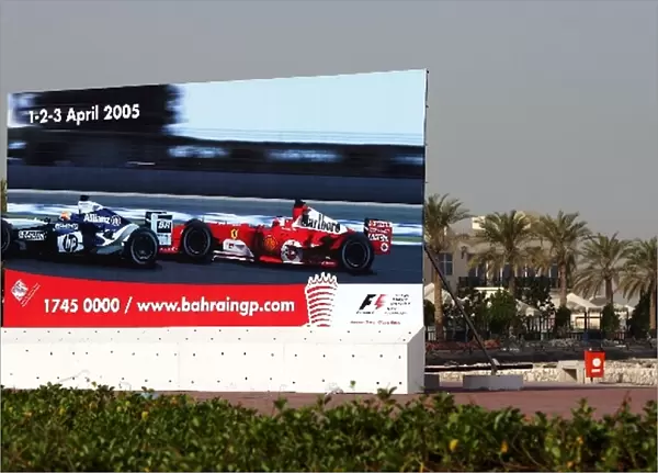 Formula One World Championship: Race promotion billboards in Manama