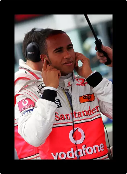 Formula One World Championship: Lewis Hamilton McLaren on the grid