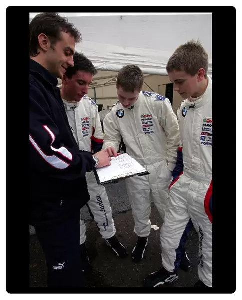 Formula BMW UK Championship: Marcus Weller Promatecme RPM, Daniel Murray Filsell Motorsport and Daniel McKenzie Promatecme RPM