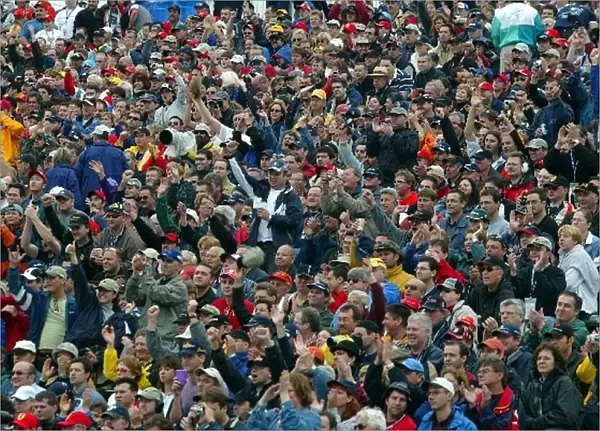 Formula One World Championship: A huge crowd enjoyed the final qualifying session