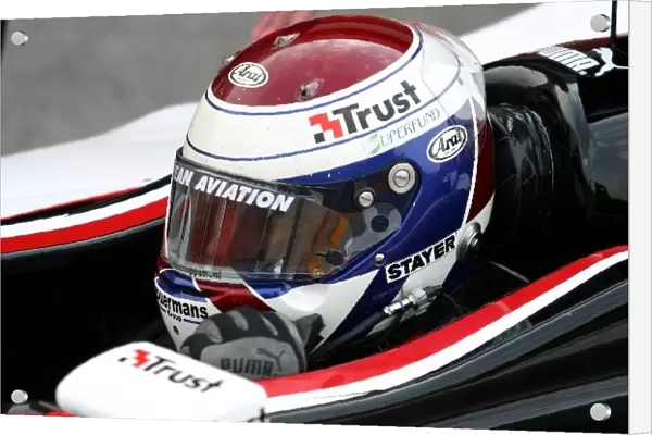 Formula One Testing: Jos Verstappen Minardi Cosworth PS04