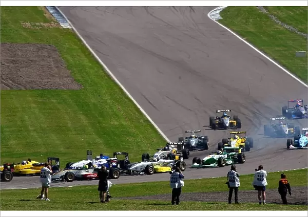 British Formula Three Championship: Action at the start of the first race