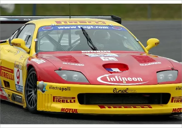 FIA GT Championship: Fabio Babini  /  Philip Peter JMB Racing Ferrari 550 Maranello