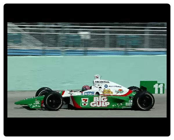 Indy Racing League: Tony Kanaan, BRA, Dallara, Honda. Tony Kanaan won the pole for the Toyota Indy 300, Homestead-Miami Speedway, Homestead, FL