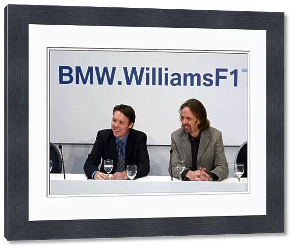 BMW Williams F1 Launch: L-R;BMW Williams Chief Operations Engineer Sam Michael & Chief Designer Gavin Fisher
