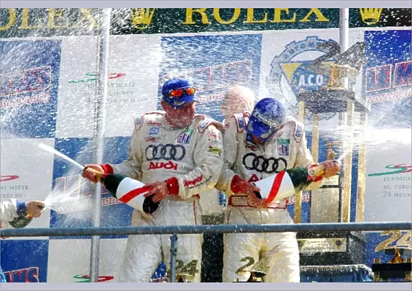 Le Mans 24 Hours: 2nd: Jean-Christophe Boullion  /  Emmanuel Collard  /  Erik Comas Pescarolo Sport, left