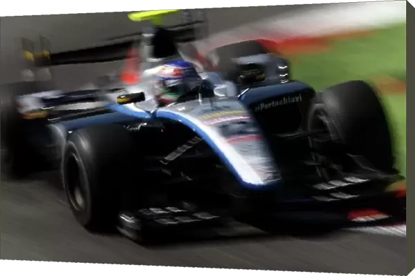 2007 GP2 Series. Round 9. Monza, Italy. 7th September 2007. Friday Practice. Kohei Hirate (JPN, Trident Racing). Action. World Copyright: Andrew Ferraro / GP2 Series Media Service. ref: Digital Image _H0Y0159
