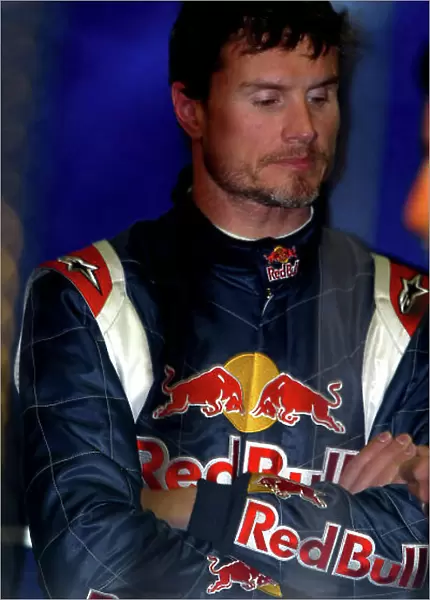 2005 Formula One Testing Barcelona, Spain. 17th February 2005. David Coulthard, Red Bull Cosworth RB1, with beard. POrtrait. World Copyright: Malcolm Griffiths / LAT Photographic ref: Digital Image Only