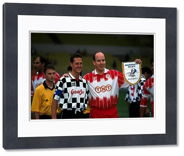 Formula One World Championship: Michael Schumacher at the Formula One Charity Football Match