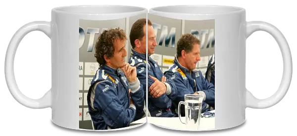 DTM Race of the Legends, Norisring: Press conference, Alain Prost, Johnny Cecotto and Jody Scheckter
