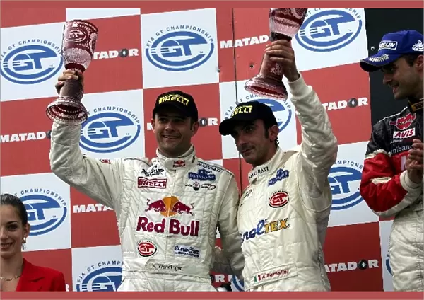 FIA GT Championship: L-R: Karl Wendlinger  /  Andrea Bertolini JMB Racing finished in 2nd place