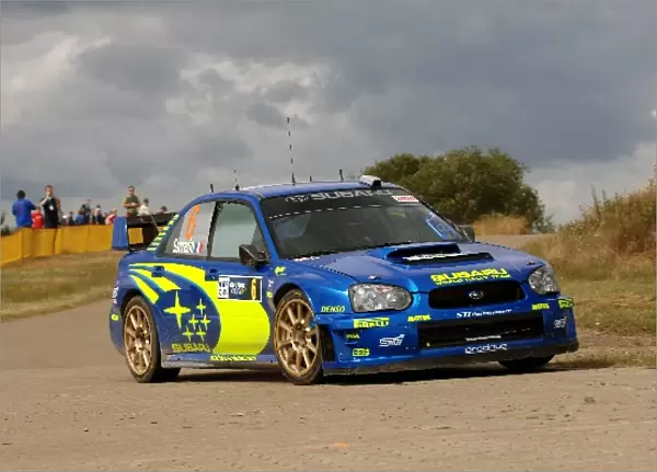 FIA World Rally Championship: Stephane Sarrazin, Subaru Impreza WRC, on Stage 10