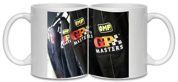 2006 Grand Prix Masters. Silverstone, England. 11th - 13th August. GP Masters overalls and logo. Atmosphere. World Copyright: Drew Gibson / LAT Photographic. Ref: Digital Image Only