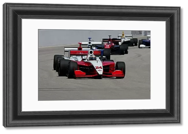 Indy Racing League: Jeff Simmons won the Milwaukee 100, The Milwaukee Mile, Milwaukee, WI, 24, July, 2005. 05ips08