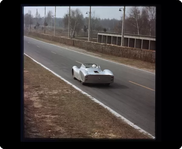 1963 LE MANS TEST DAY: Rover-BRM Turbine