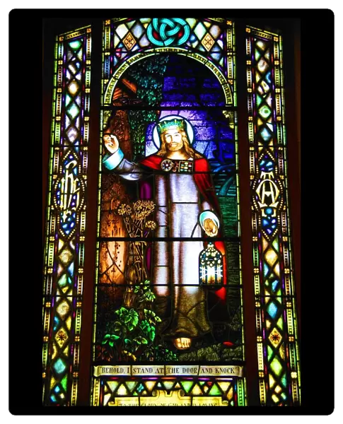 Stained Glass Window Of Christ