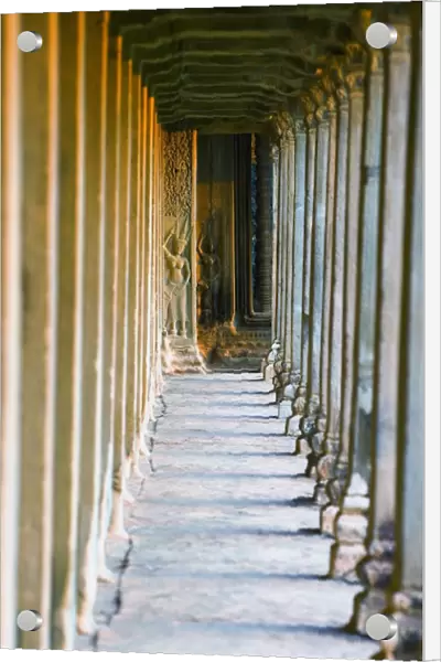 Bas Reliefs Of Hindu Myths At Angkor Wat, Angkor, Cambodia