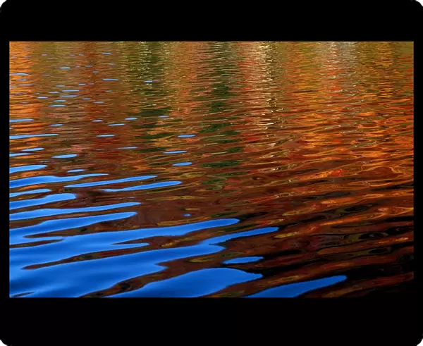 Colored Reflections On Water