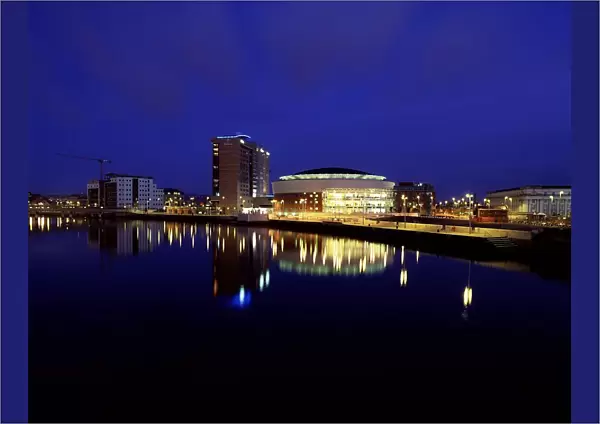 Waterfront Hall, River Lagan, Belfast, Ireland