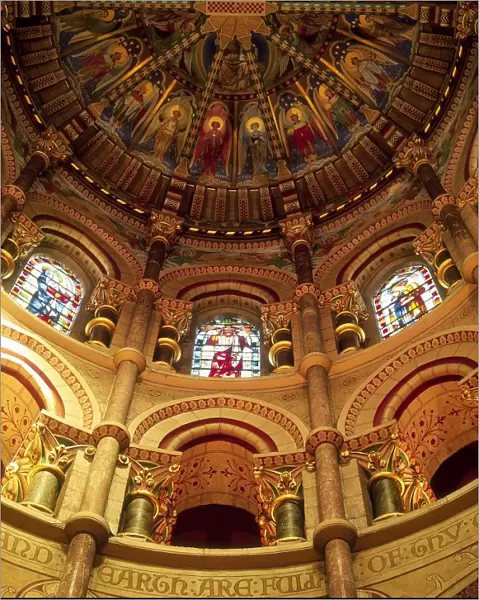 Interiors Of A Cathedral, St. Finbarrs Cathedral, Cork, Republic Of Ireland