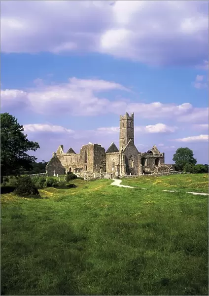 Quin Abbey, Quin, Co Clare, Ireland; Franciscan Abbey Founded In 1433