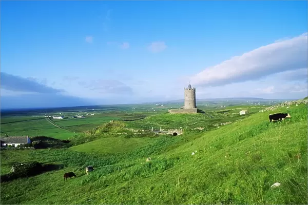 Doonagore Castle, Doolin Point, Doolin, County Clare, Ireland