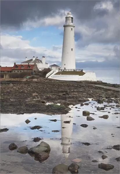 Northumberland, England; St. Marys Lighthouse