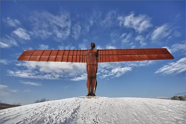 Angel Of The North Sculpture; Gateshead, England