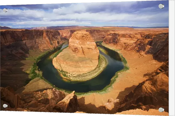 USA, Arizona, Landscape Of Horseshoe Bend And Colorado River; Near Page