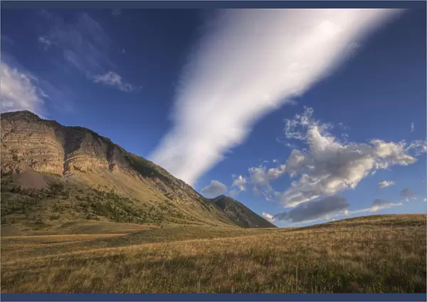 Cloud Forming Over Bellevue Hill, Waterton Lakes National Park, Alberta
