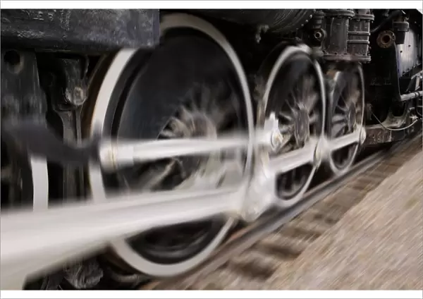 Closeup Of A Train
