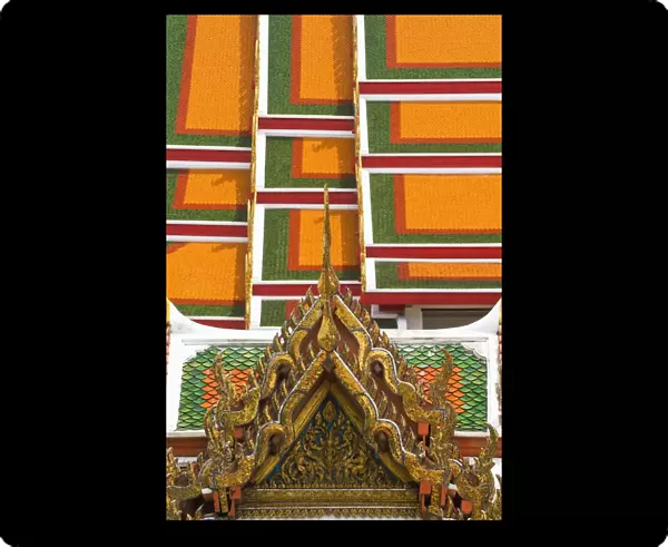 Architectural Detail Of Wat Pho Temple