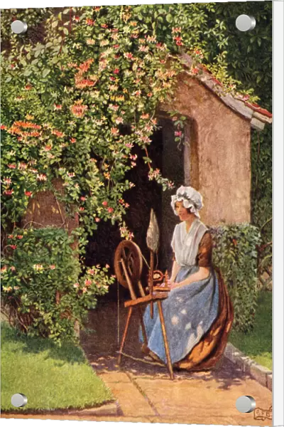Coloured Illustration By Eleanor Fortescue Brickdale Illustrating The Poem A Wish By Rogers. From The Book Palgraves Goldentreasury Of Songs And Lyrics Published 1919